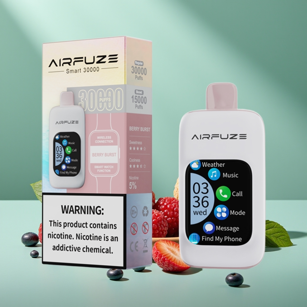 AirFuze Smart 30000 Puffs Disposable Pod Berry Burst 5% 900mAh Type-C