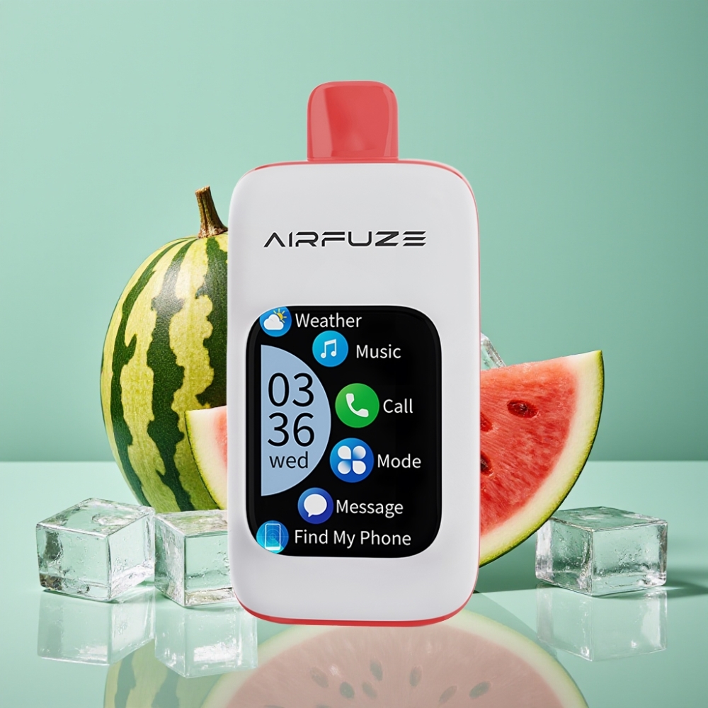 AirFuze Smart 30000 Puffs Disposable Pod Watermelon Ice 5% 900mAh Type-C
