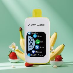 AirFuze Smart Pro 40000 Puffs Strawberry Banana 20ML 900mAh Wireless Touch Screen